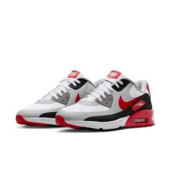 Nike Men's Air Max 90 G Golf Shoe - White/University Red -Golf Shop nik dx5999 162 air max 90 g2