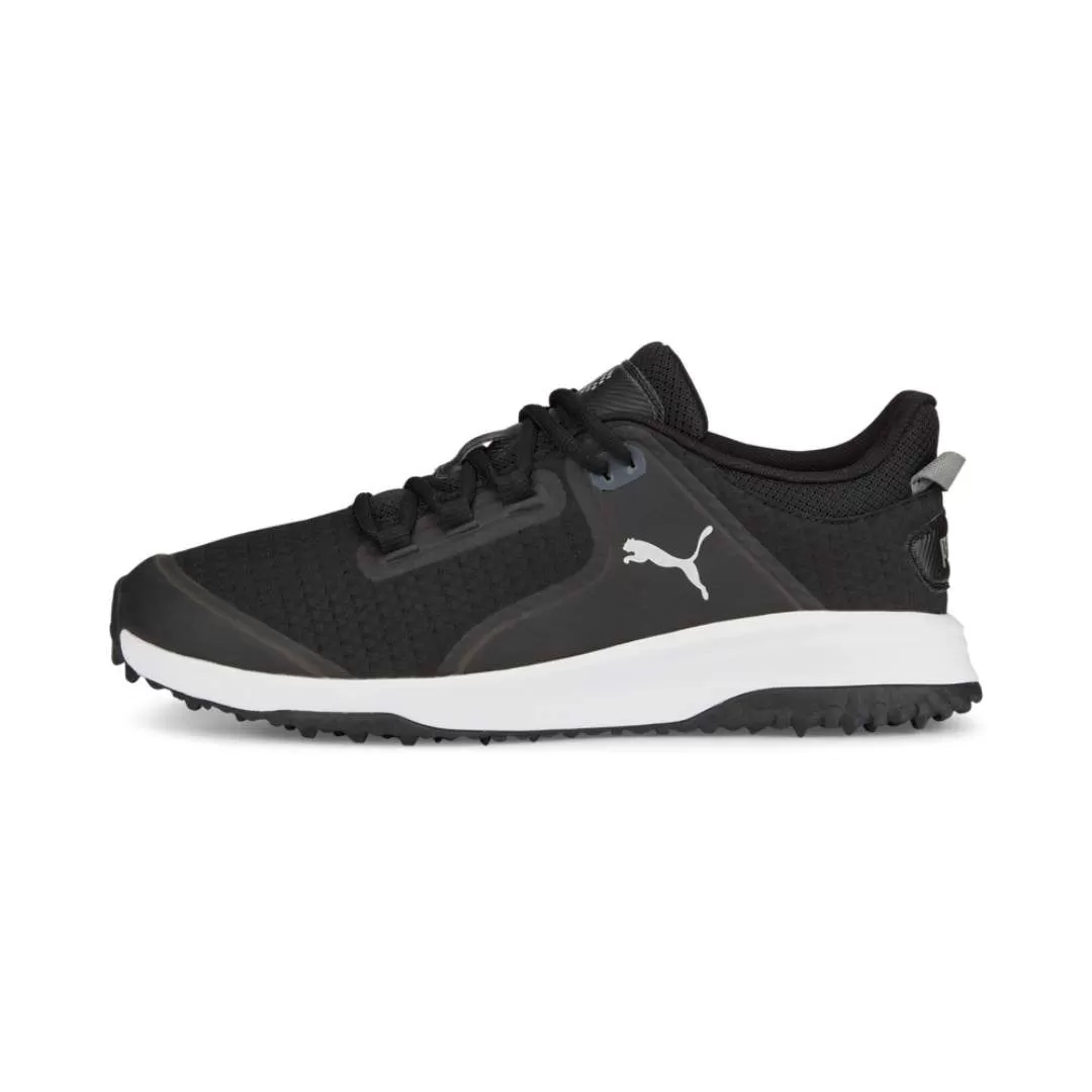 Puma Men's 2023 Fusion Grip Golf Shoe - Black/Silver/Quiet Shade 3 Puma Men's 2023 Fusion Grip Golf Shoe - Black/Silver/Quiet Shade