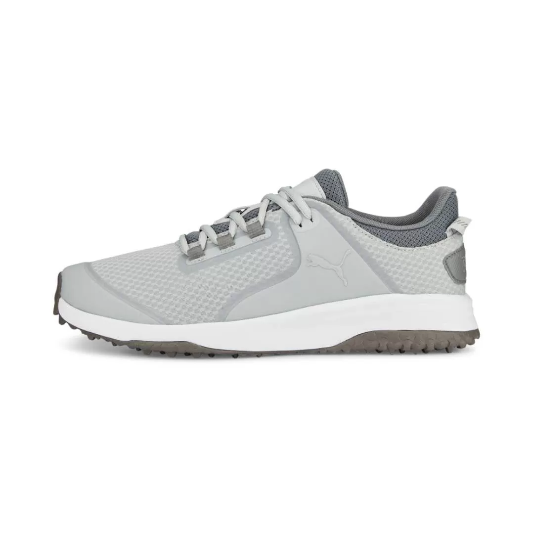Puma Men's 2023 Fusion Grip Golf Shoe - High Rise/Silver/Quiet Shade 3 Puma Men's 2023 Fusion Grip Golf Shoe - High Rise/Silver/Quiet Shade