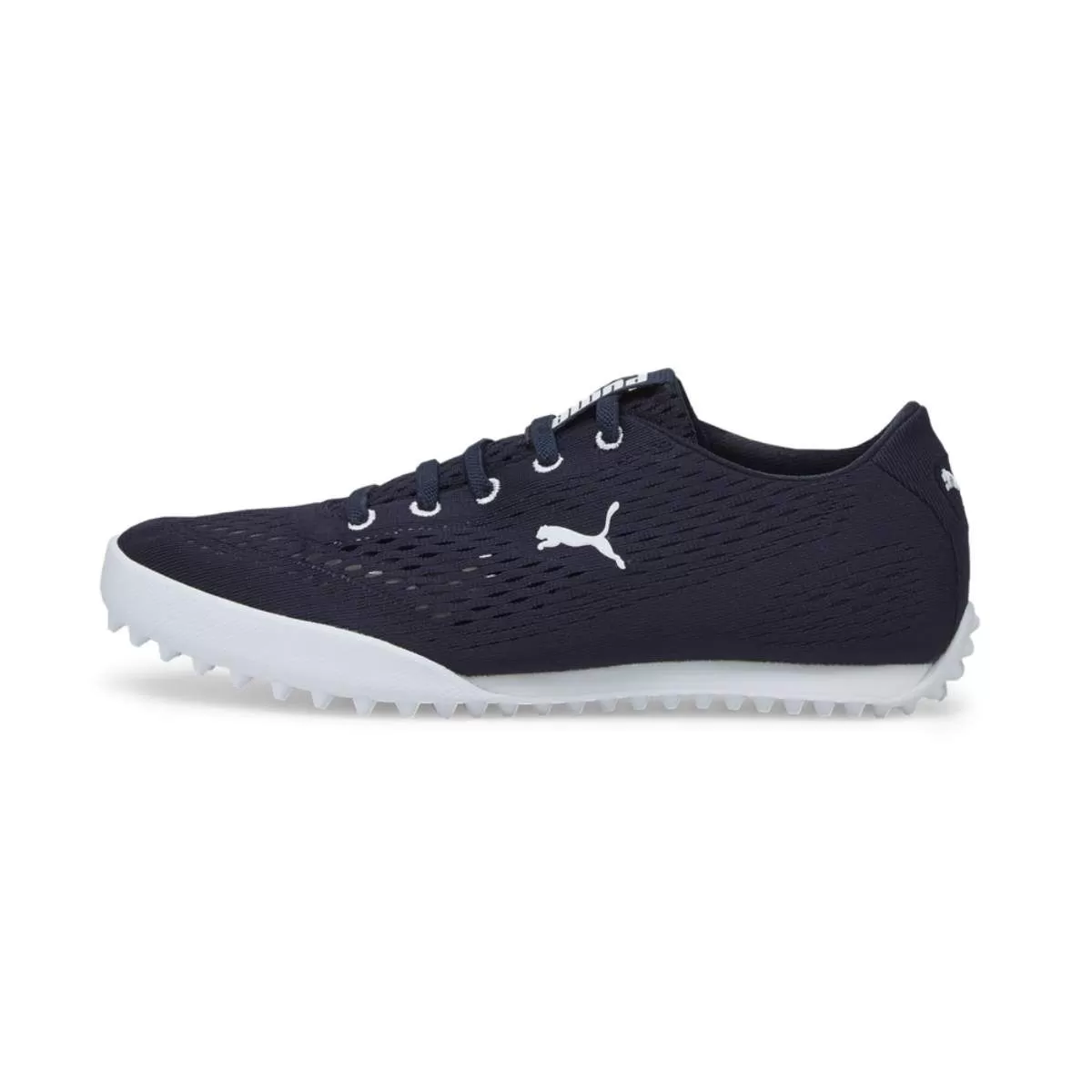 Puma Women's 2022 Monolite Fusion Slip-On Golf Shoe - Navy Blazer/White 4 Puma Women's 2022 Monolite Fusion Slip-On Golf Shoe - Navy Blazer/White - Image 2