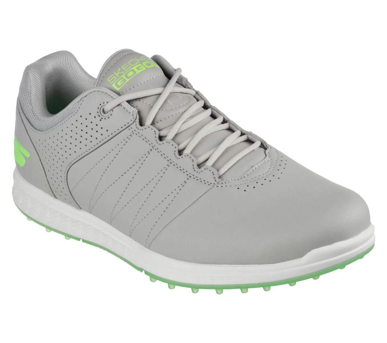 Skechers Men's Go Golf Pivot Golf Shoe - Grey/Lime 7 Skechers Men's Go Golf Pivot Golf Shoe - Grey/Lime - Image 5