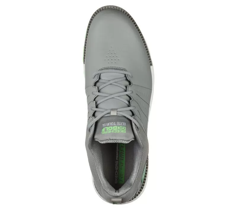 Skechers Men's Go Golf Elite Tour SL Golf Shoe - Grey/Lime 4 Skechers Men's Go Golf Elite Tour SL Golf Shoe - Grey/Lime - Image 2