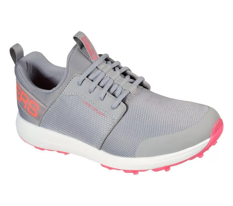 Skechers Women's Go Golf Max Sport Golf Shoe - Grey/Coral 3 Skechers Women's Go Golf Max Sport Golf Shoe - Grey/Coral