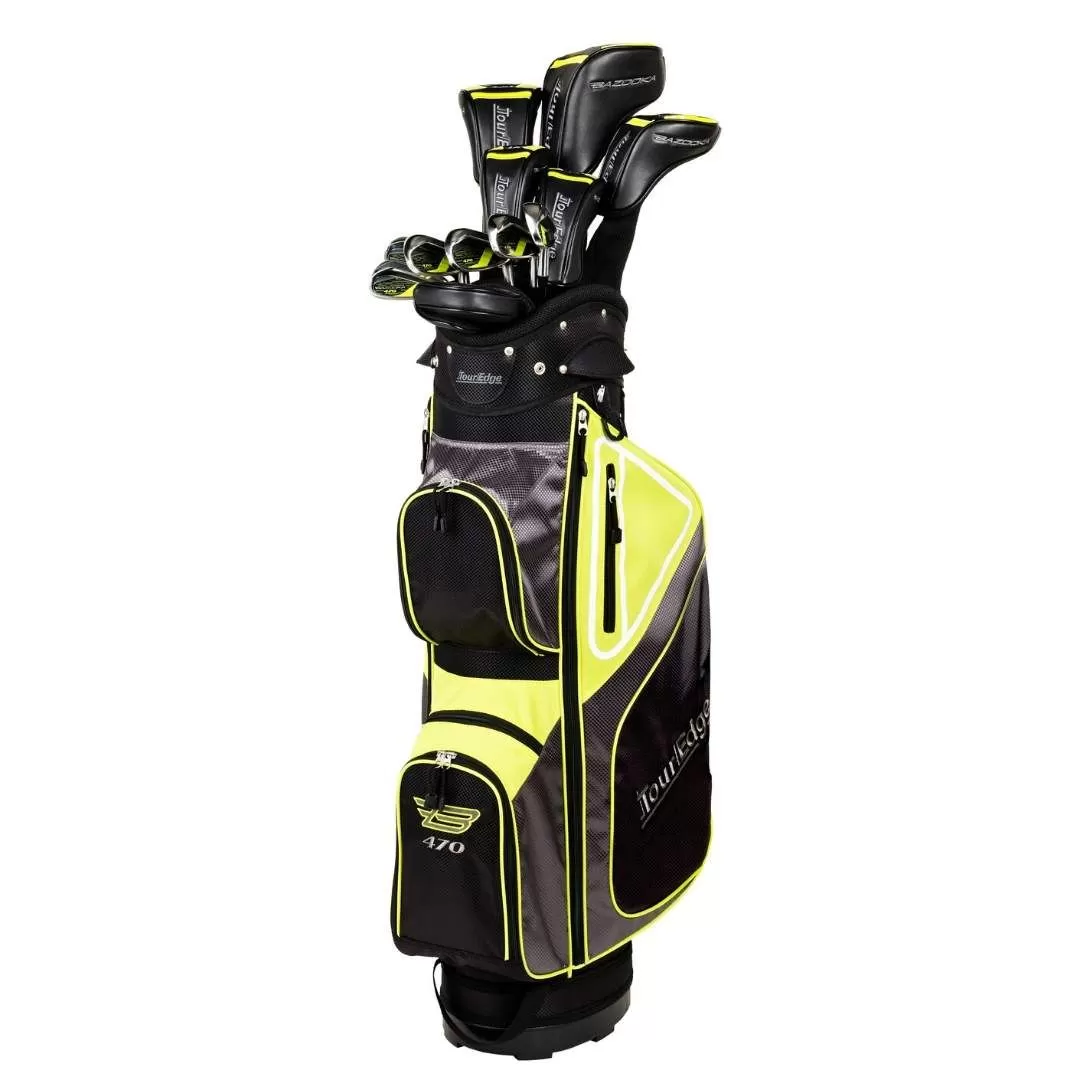 Tour Edge Men's Bazooka 470 Black Steel Complete Set