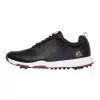TravisMathew Men's The Ringer Spiked Golf Shoe - Black/ Ruby Wine -Golf Shop travismathew mens the ringer spiked golf shoe black ruby wine 138979 c 1