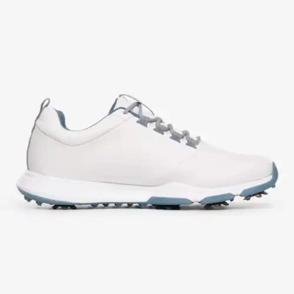 TravisMathew Men's The Ringer Spiked Golf Shoe - White/Sleet 5 TravisMathew Men's The Ringer Spiked Golf Shoe - White/Sleet - Image 3