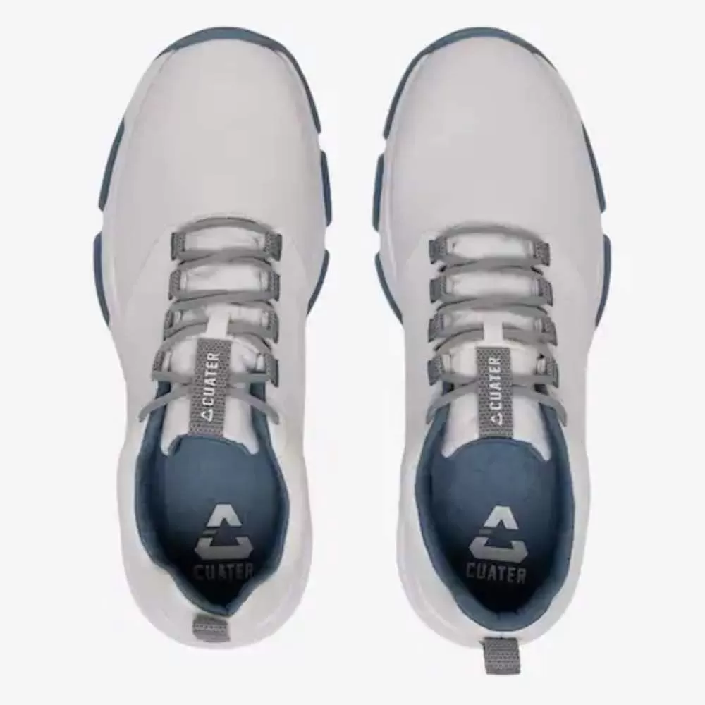 TravisMathew Men's The Ringer Spiked Golf Shoe - White/Sleet 6 TravisMathew Men's The Ringer Spiked Golf Shoe - White/Sleet - Image 4